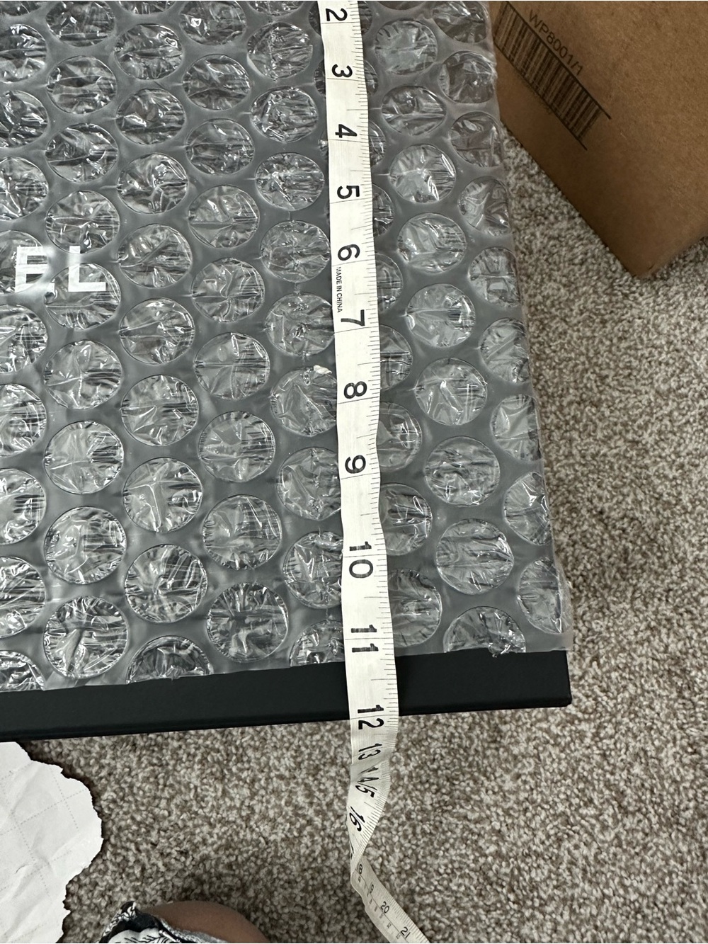 CHANEL Black Dust Bag with White Ribbon & Camellia for large bag - Picture 9 of 11